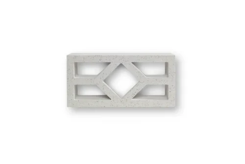 GB Masonry 15.936 Diamond Coloured Breeze Block - Porcelain