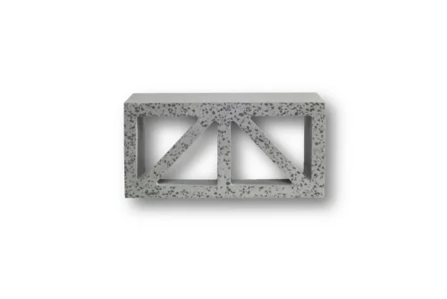 GB Masonry 15.937 Wedge Coloured Breeze Block - Nickel