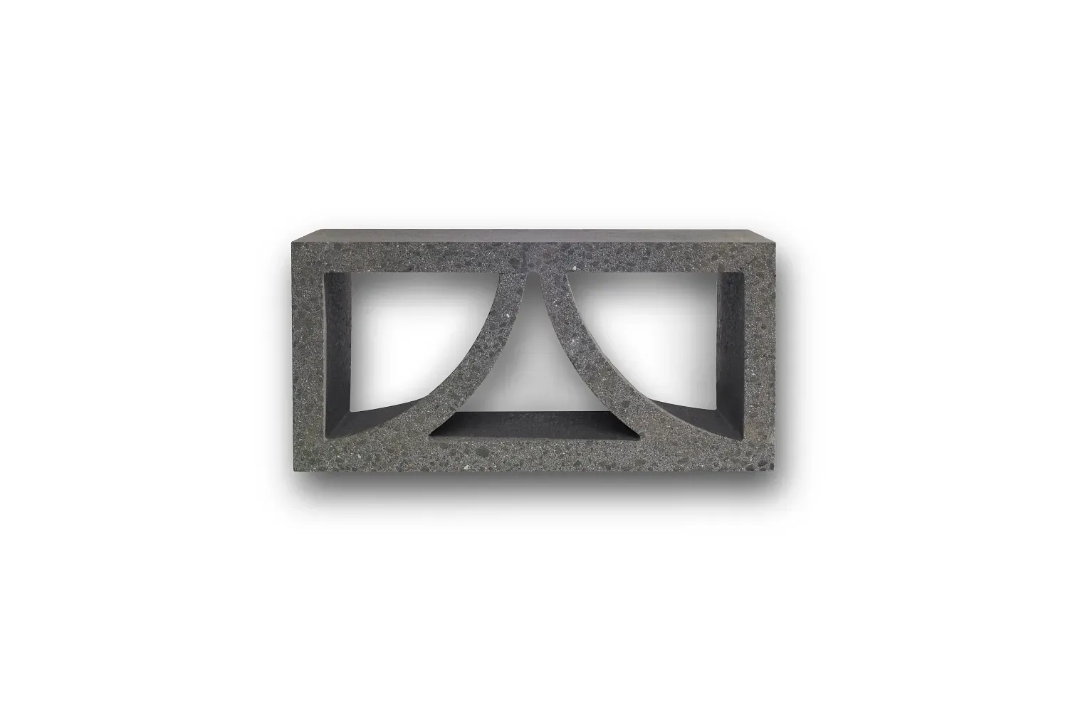 GB Masonry 20.414 Arc Coloured Breeze Block - Pewter