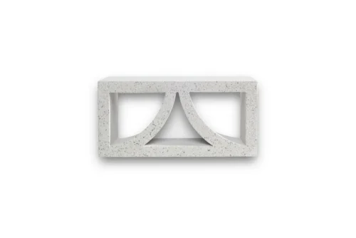 GB Masonry 20.414 Arc Coloured Breeze Block - Porcelain