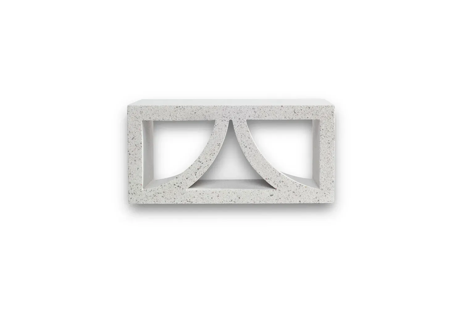 GB Masonry 20.414 Arc Coloured Breeze Block - Porcelain