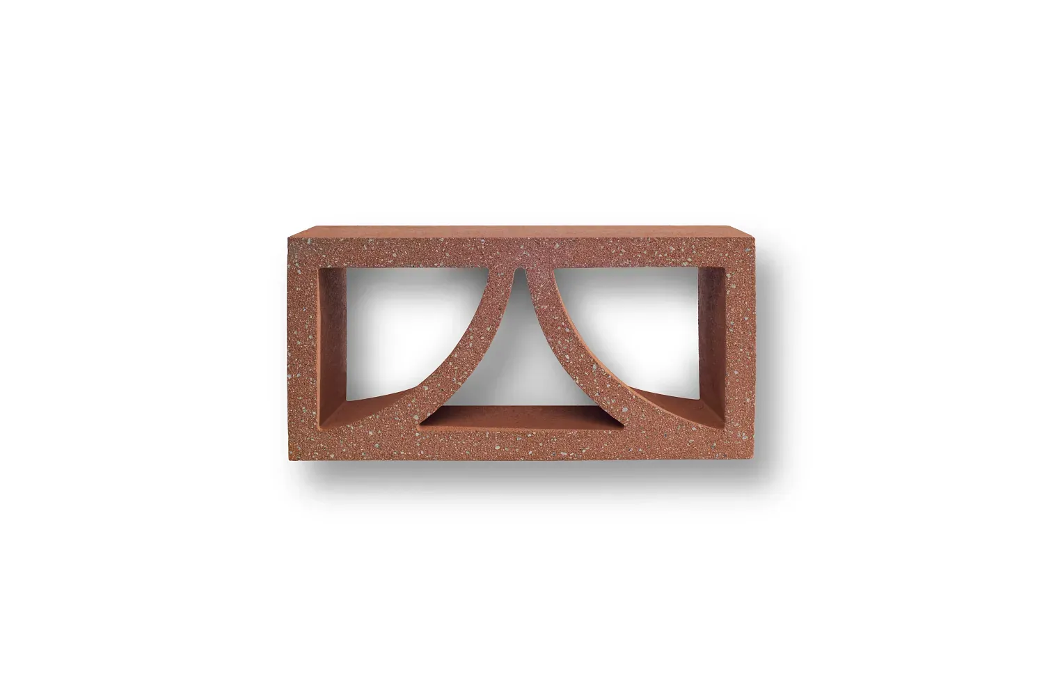 GB Masonry 20.414 Arc Coloured Breeze Block - Pottery