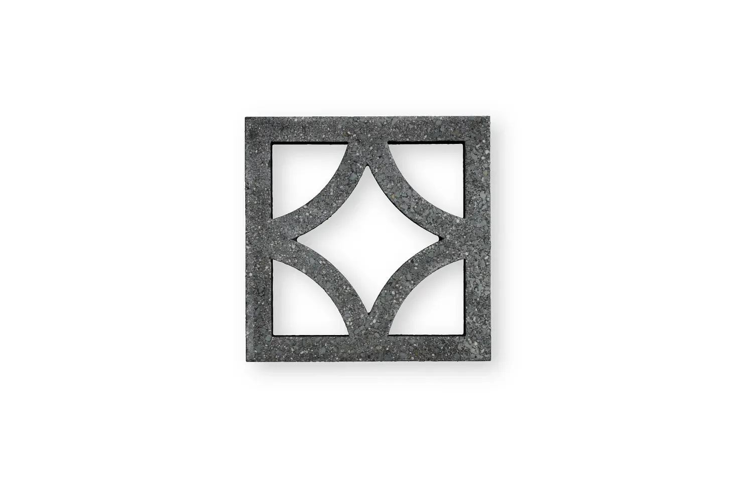 GB Masonry Star Coloured Breeze Block - Pewter