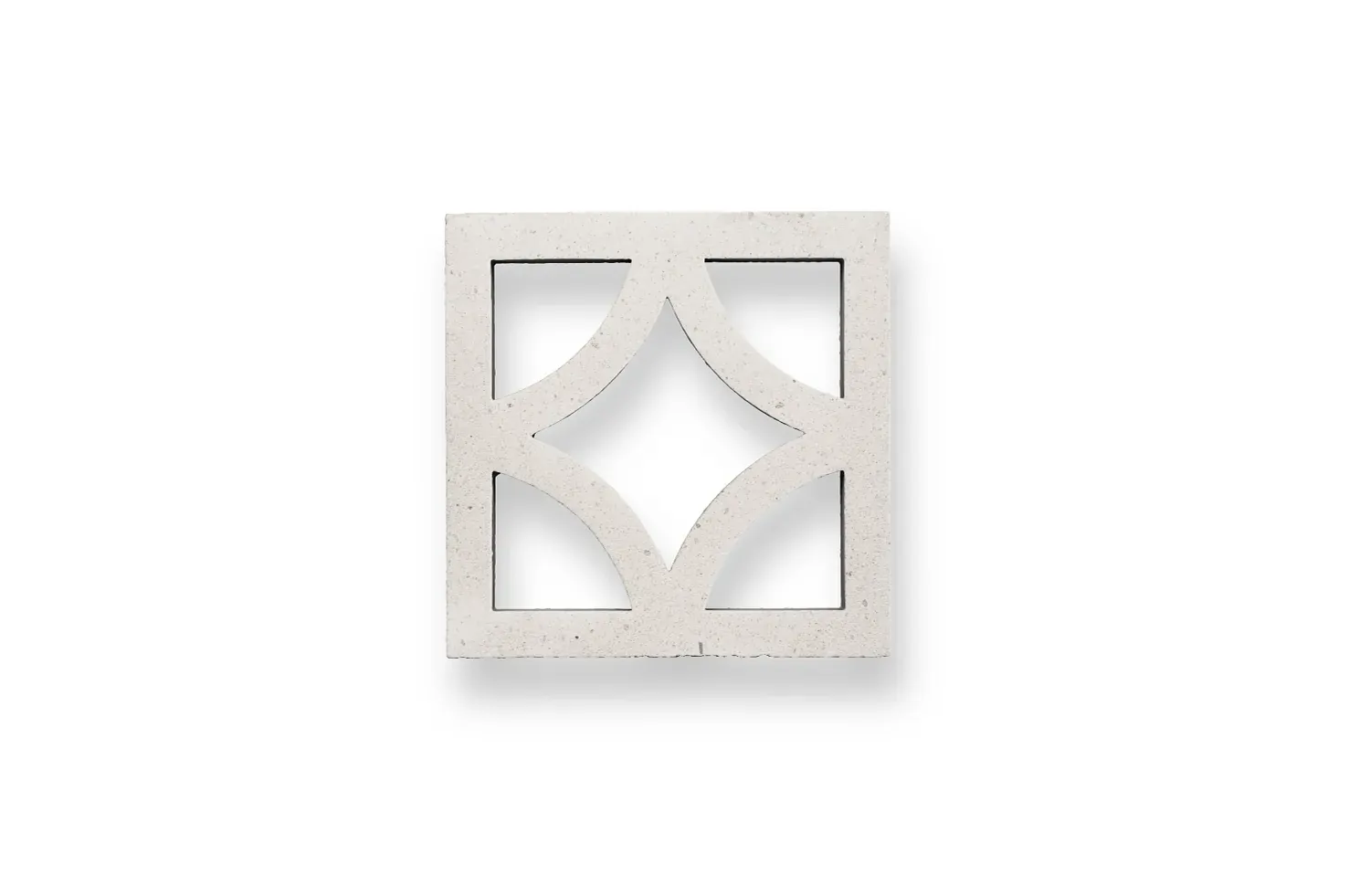 GB Masonry Star Coloured Breeze Block - Porcelain