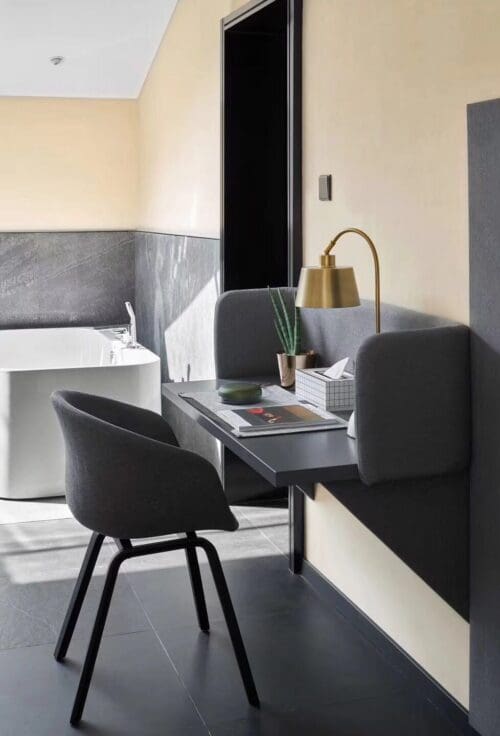 Super Black Slate textured porcelain tile for bold industrial-inspired indoor floors and walls