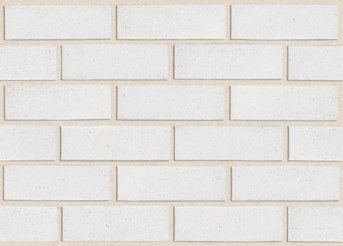 PGH Velour Jinda White face brick colour swatch, 230 x 110 x 76mm