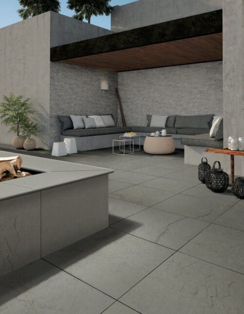 Viewgres Bluestone EXT 20mm outdoor porcelain paver with a bluestone-look exterior finish